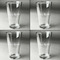 Script Name Set of Four Engraved Beer Glasses - Individual View