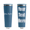 Script Name Steel Blue RTIC Everyday Tumbler - 28 oz. - Front and Back