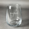 Script Name Stemless Wine Glass - Front/Approval