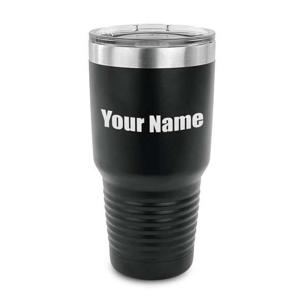 Custom Block Name 30 oz Stainless Steel Tumbler (Personalized)