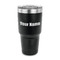 Block Name 30 oz Stainless Steel Ringneck Tumblers - Black - FRONT