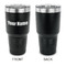 Block Name 30 oz Stainless Steel Ringneck Tumblers - Black - Single Sided - APPROVAL