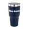 Block Name 30 oz Stainless Steel Ringneck Tumblers - Navy - FRONT