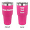 Block Name 30 oz Stainless Steel Ringneck Tumblers - Pink - Double Sided - APPROVAL