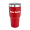 Block Name 30 oz Stainless Steel Ringneck Tumblers - Red - FRONT