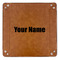 Block Name 9" x 9" Leatherette Snap Up Tray - APPROVAL (FLAT)
