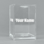 Block Name Acrylic Pen Holder (Personalized)