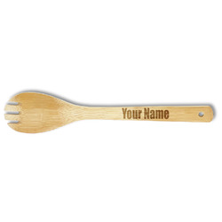 Block Name Bamboo Spork - Single-Sided (Personalized)