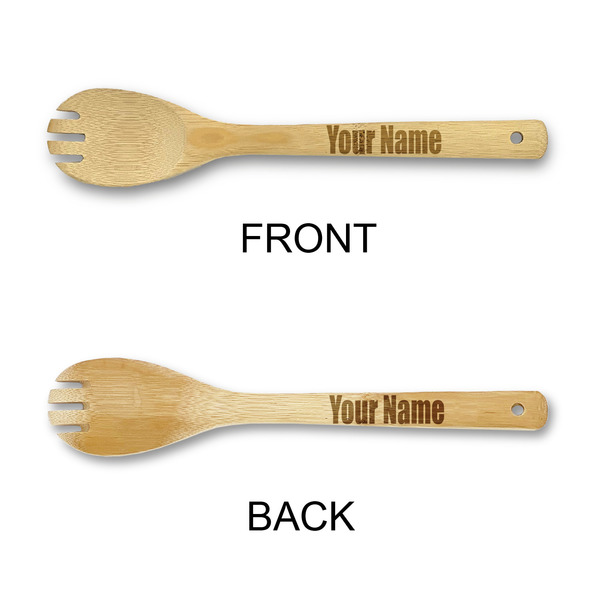 Block Name Bamboo Sporks - Double Sided - APPROVAL