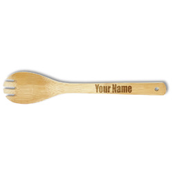Block Name Bamboo Spork - Double-Sided (Personalized)