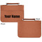 Block Name Cognac Leatherette Bible Covers - Small Single Sided Apvl
