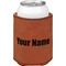 Block Name Leatherette Can Sleeve - Single Sided (Personalized)
