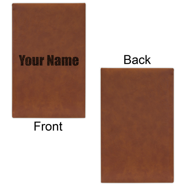Block Name Cognac Leatherette Journal - Single Sided - Apvl