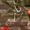 Block Name Engraved Glass Ornaments - Heart (Lifestyle)