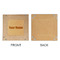 Block Name Genuine Leather Valet Trays - APPROVAL