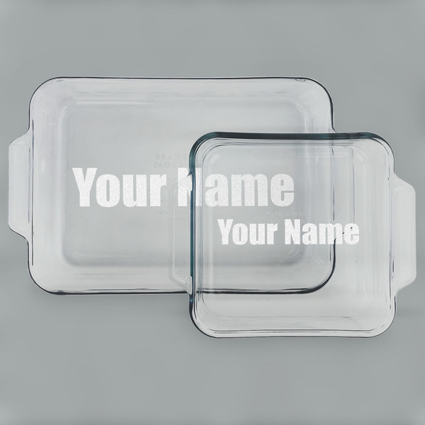 Block Name Glass Baking Dish Set - MAIN (set)