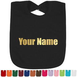 Block Name Foil Baby Bibs (Personalized)