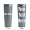 Block Name Grey RTIC Everyday Tumbler - 28 oz. - Front and Back