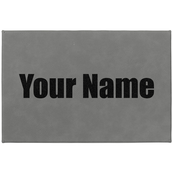 Block Name Large Engraved Gift Box with Leather Lid - Approval