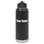 Block Name Water Bottles - Laser Engraved (Personalized)