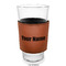 Block Name Laserable Leatherette Mug Sleeve - In pint glass for bar