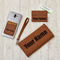 Block Name Leather Phone Wallet, Ladies Wallet & Business Card Case