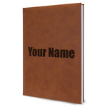 Block Name Leatherette Journal - Large - Single Sided (Personalized)