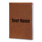 Block Name Leatherette Journals - Large - Double Sided - Angled View