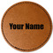 Block Name Leatherette Patches - Round