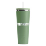 Block Name RTIC Everyday Tumbler with Straw - 28oz - Light Green - Single-Sided (Personalized)