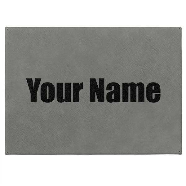 Block Name Medium Gift Box with Engraved Leather Lid - Approval