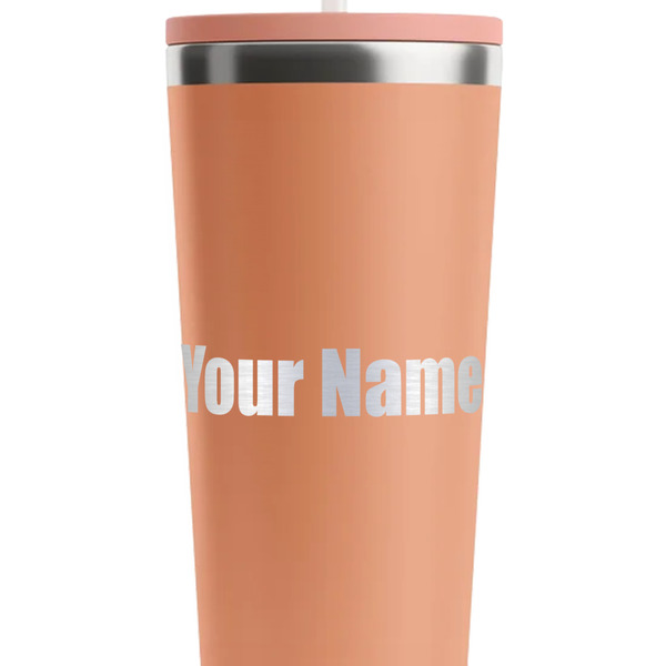 Block Name Peach RTIC Everyday Tumbler - 28 oz. - Close Up
