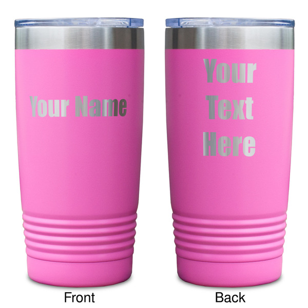 Block Name Pink Polar Camel Tumbler - 20oz - Double Sided - Approval