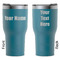 Block Name RTIC Tumbler - Dark Teal - Double Sided - Front & Back