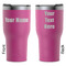 Block Name RTIC Tumbler - Magenta - Double Sided - Front & Back