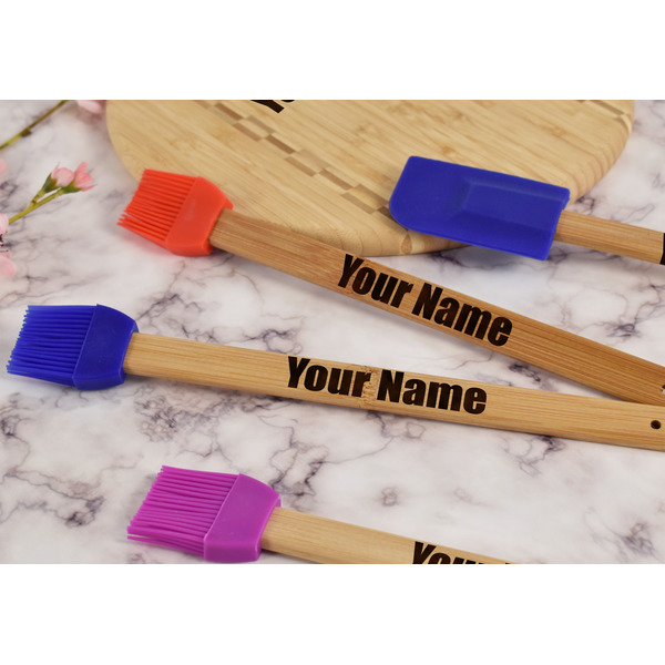 Block Name Silicone Brush - Blue - Lifestyle