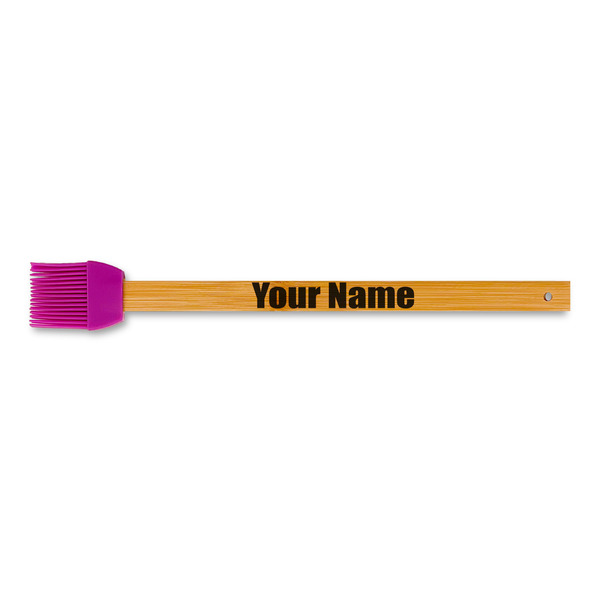 Custom Block Name Silicone Brush - Purple (Personalized)