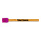 Block Name Silicone Brush - Purple (Personalized)