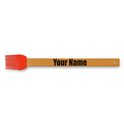 Block Name Silicone Brush - Red (Personalized)