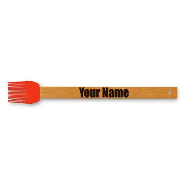 Custom Block Name Silicone Brush - Red (Personalized)