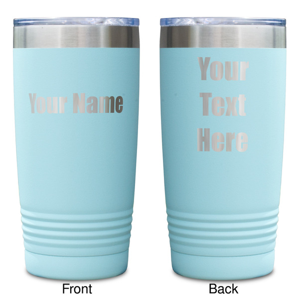 Block Name Teal Polar Camel Tumbler - 20oz -Double Sided - Approval