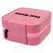 Block Name Travel Jewelry Boxes - Leather - Pink - View from Rear