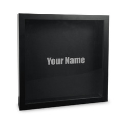 Block Name Wine Cork Shadow Box - 12in x 12in (Personalized)