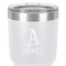 Name & Initial 30 oz Stainless Steel Ringneck Tumbler - White - Close Up