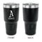 Name & Initial 30 oz Stainless Steel Ringneck Tumblers - Black - Single Sided - APPROVAL