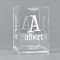 Name & Initial Acrylic Pen Holder - Angled View