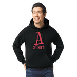 Name & Initial Hoodie - Black - Small (Personalized)