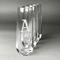 Name & Initial Champagne Flute - Set of 4 - Front/Main
