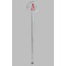 Name & Initial Clear Plastic 7" Stir Stick - Round - Single Stick
