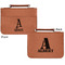 Name & Initial Cognac Leatherette Bible Covers - Small Double Sided Apvl